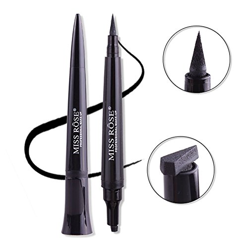 Eyeliner Stamp, Waterproof Liquid Eyeliner Pen Pencil Cat Eye Wing Eyeliner Stamps Set Easy to Makeup Tool (H01)
