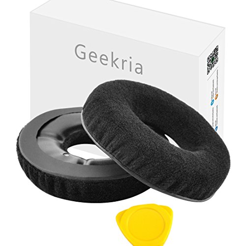 Geekria Earpad for Sennheiser HD25-1, HD25, HD25SP, 25SP-II Headphone Velvet Ear Pad/Ear Cushion/Ear - //coolthings.us