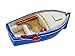 Produktbild Unbekannt Miniatur Boot 6 cm Figur Deko Urlaub Meer Schiff Strand Ferien