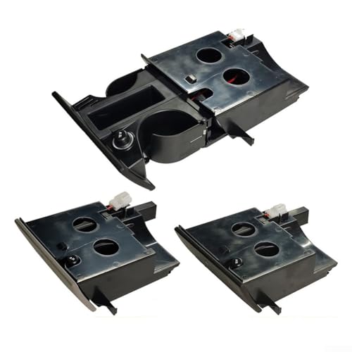 Porte-gobelet double boisson facile à installer pour console centrale T5 Multivan noir - 8
