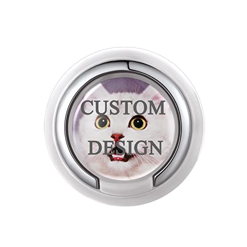 Phone Ring Grip Personalized Picture Design Cartoon Butterfly Phone Finger Grip Stand for Any Mobile Phone Tablet 02. transparent