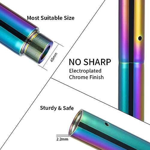 Barre de strip-teaseuse sans perçage ajustable de 223 à 274 cm - 5