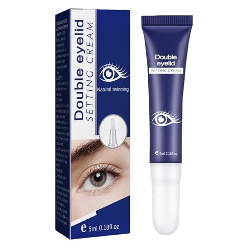 Crema fissante per le palpebre doppie per l'ingrandimento degli occhi, crema impermeabile invisibile per modellare e definire doppie palpebre, crema lifting per le palpebre (1 pezzo)