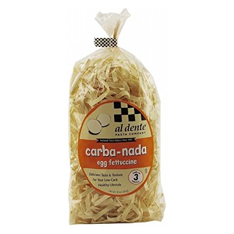 Al Dente Carba-Nada Egg Fettuccine 10 Ounce (Pack of 1) Bag Cover