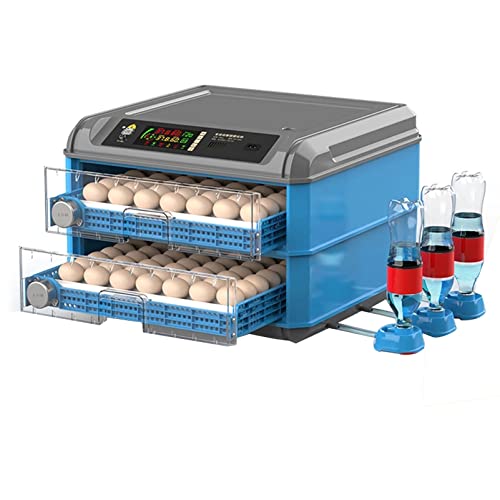 Incubadora de huevos con girador automático completo, control de temperatura para incubar huevos de pollo, pato, ganso y codorniz, capacidad para 128-500 huevos
