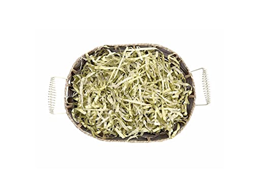 Image of Eco Sarras Confitti Shredded Paper Crinkle Grass Strips for Gift Tray Hamper Packaging, Box Filler, Basket Filler, Christmas Festival Decoration Paper (1 KG, Metallic Gold)