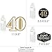 Big Dot of Happiness Adult 40th Birthday - Gold - Birthday Party Centerpiece Sticks - Table Toppers - Set of 15
