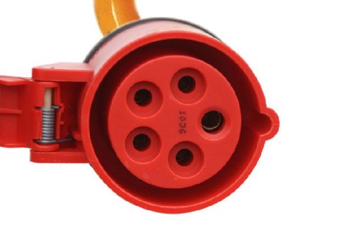 CEE Starkstromkabel 25m 400V/32A Verlängerungskabel PUR H07BQ-F, 5x2,5mm²