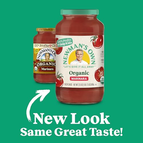 Image of Newman's Own Inc (AmazonFresh), us amazon fresh, NE6PA Organic Marinara Pasta Sauce, 23.5 Oz