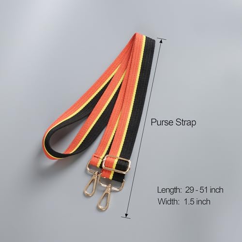 Image of chushui Woven Stripe Purse Straps,Replacement Crossbody Wide Shoulder Adjustable Strap for Bag Handbags