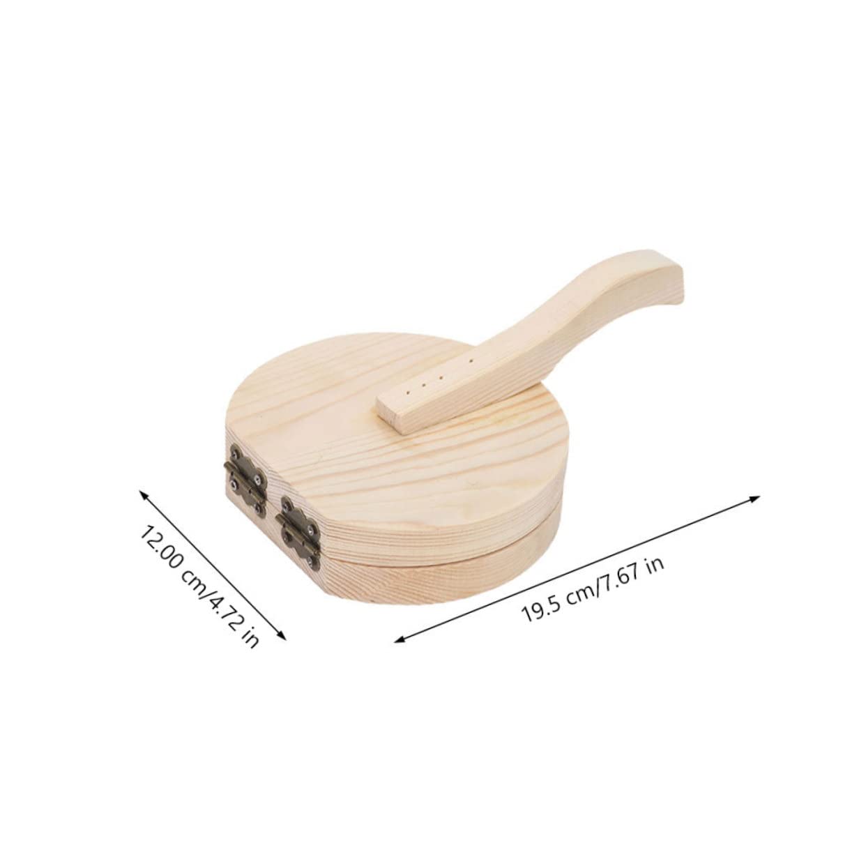 AUTSUPPL Wooden Dough Presser Dumpling Maker Press Tool Perfect for Wrappers Biscuits Empanadas More