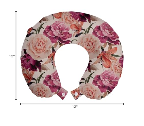 Almohada espuma viscoelástica 12 pulg U viaje miniatura 3