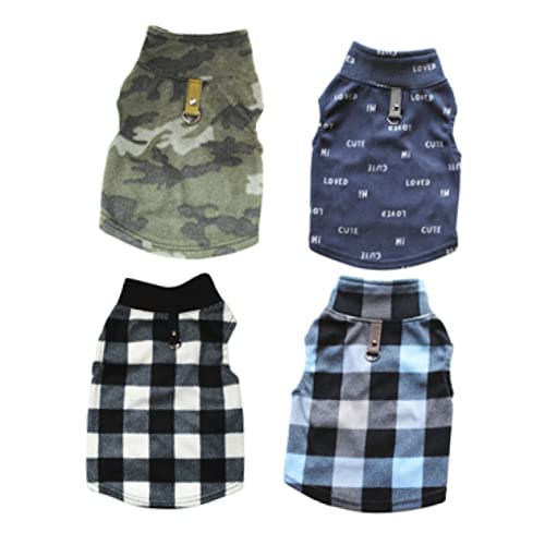 Abaodam 4pcs Ropa Ligera para Perros y Gatos Abrigo Calido miniatura 7