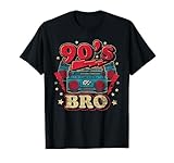 90's Bro. Déguisement Années 90 Frérot Magnétophone Retro Années 90 T-Shirt