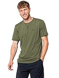 Funktionsshirt Jack Wolfskin Herren CROSSTRAIL T Men T-Shirt, Light Moss, L