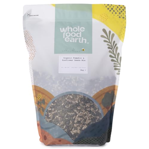 Wholefood Earth - Bio-Kürbis und Sonnenblumenkerne - roh - gentechnikfrei - 3kg
