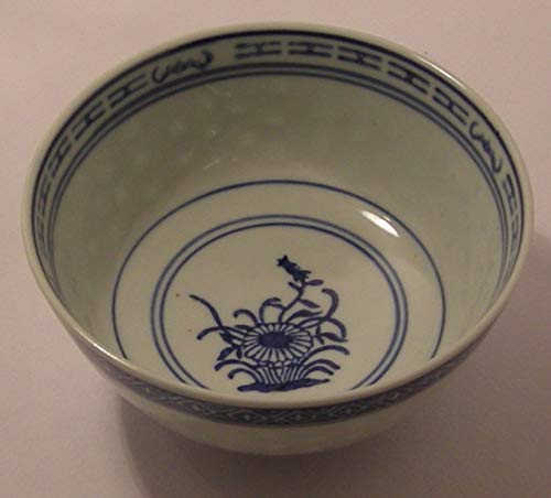 Set van 6 Medium grootte Oosterse Chinese Porselein Diner Borden Blauw Draak Ontwerp MA