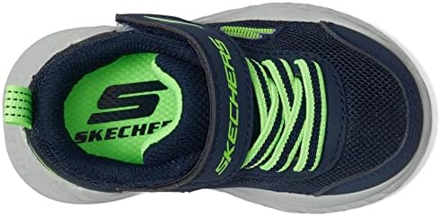 Skechers Kids Boy's Nitro Sprint Sneaker, Navy/Lime, 6 Toddler | Image 1