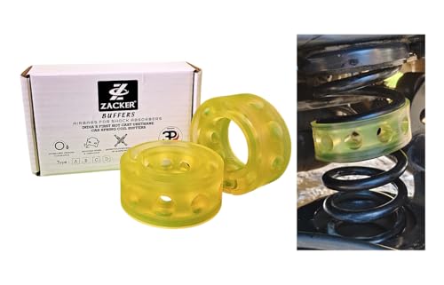 Image of Zacker Core Coil Spring Buffer for Maruti Suzuki Brezza (2016-2022) (Rear, 2 Pcs) - Thermoset PU Suspension Buffer for Enhanced Ride Comfort, Ground Clearance & Stability