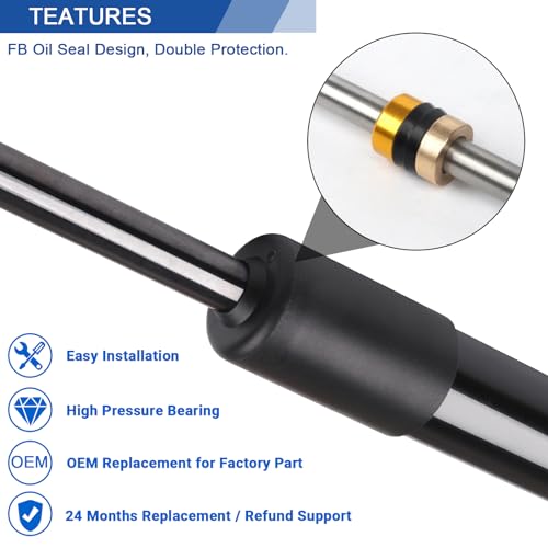 AiYiGu 6120 Rear Hatch Shocks Struts Lift Gate Supports Gas Springs Compatible with 2007 2008 2009 2010 2011 2012 2013 2014 Ford Edge, Pack of 2 PCS,Replace PM3116 SG304084