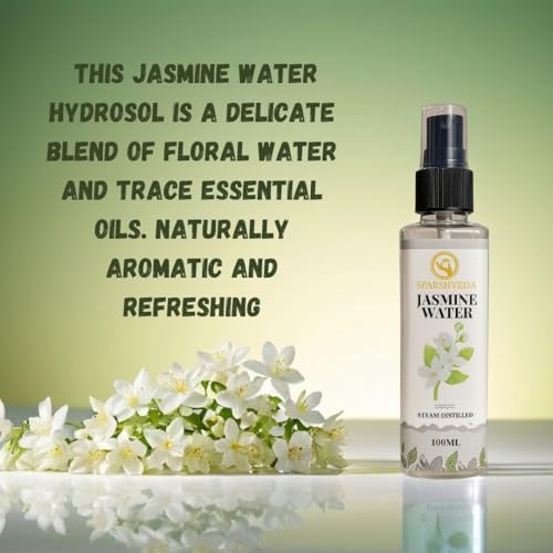 Image of Jasmine Floral Water Spray (200 ML)| Natural & Refreshing Face & Body Mist | Hydrating, Cooling & Soothing Skin Toner | For All Skin Types |