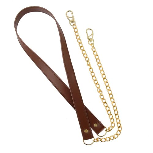 Alça Corrente Para Bolsa,Artesanato,Croche (caramelo)