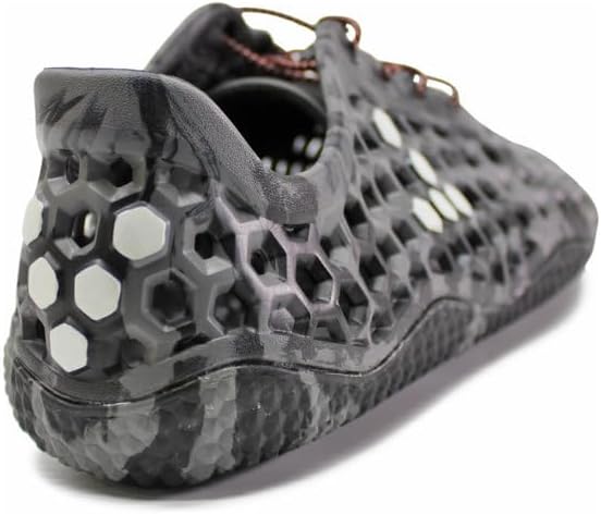 Vivobarefoot Womens Ultra III Synthetic Obsidian Grey Trainers 10.5 US