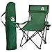 Zamper Chaise de camping pliable - Charge maximale : 150 kg - Chaise de pêche et chaise pliante avec porte-gobelet et accoudoirs, coussin amovible