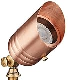 VOLT Fat Boy 12V Brass Outdoor Spotlight (Bronze) with Ground Stake
