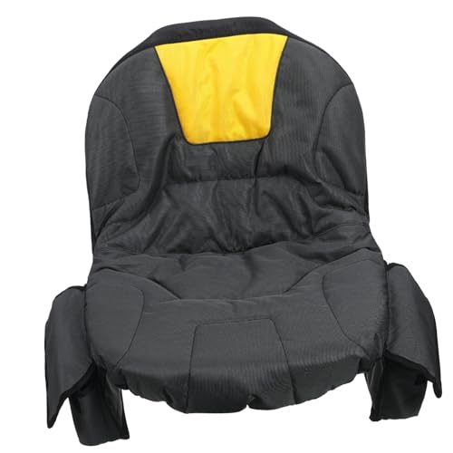 WEKADRIN 乗用芝刈り機用オックスフォード製座席カバー 防水 耐久性あり 側面収納ポケット付き 簡単装着 日焼け 雨 汚れ保護 トラクター兼用