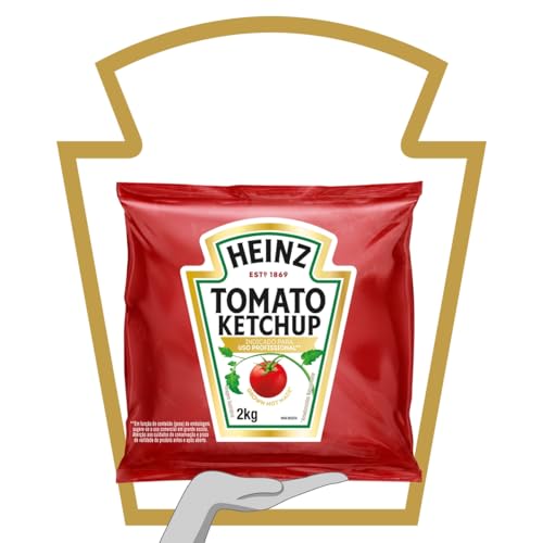 Heinz Ketchup Sache Tradicional, 2KG - Tamanho Grande