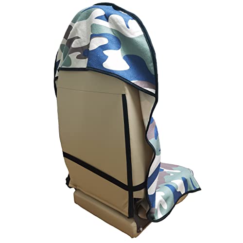 Image of Car Seat Cover Protector Front Seats,for Gym Workout,Running,Swimming,Beach and Hiking,Waterproof Sweat Towel Bucket Seat Covers for Cars SUV Trucks (Camouflage, 2Pcs)
