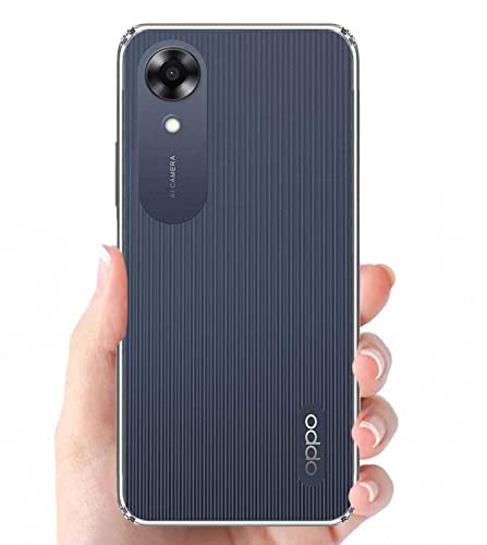 Image of Transparent Soft Silicone TPU Flexible Back Cover Compatible with Oppo A17k