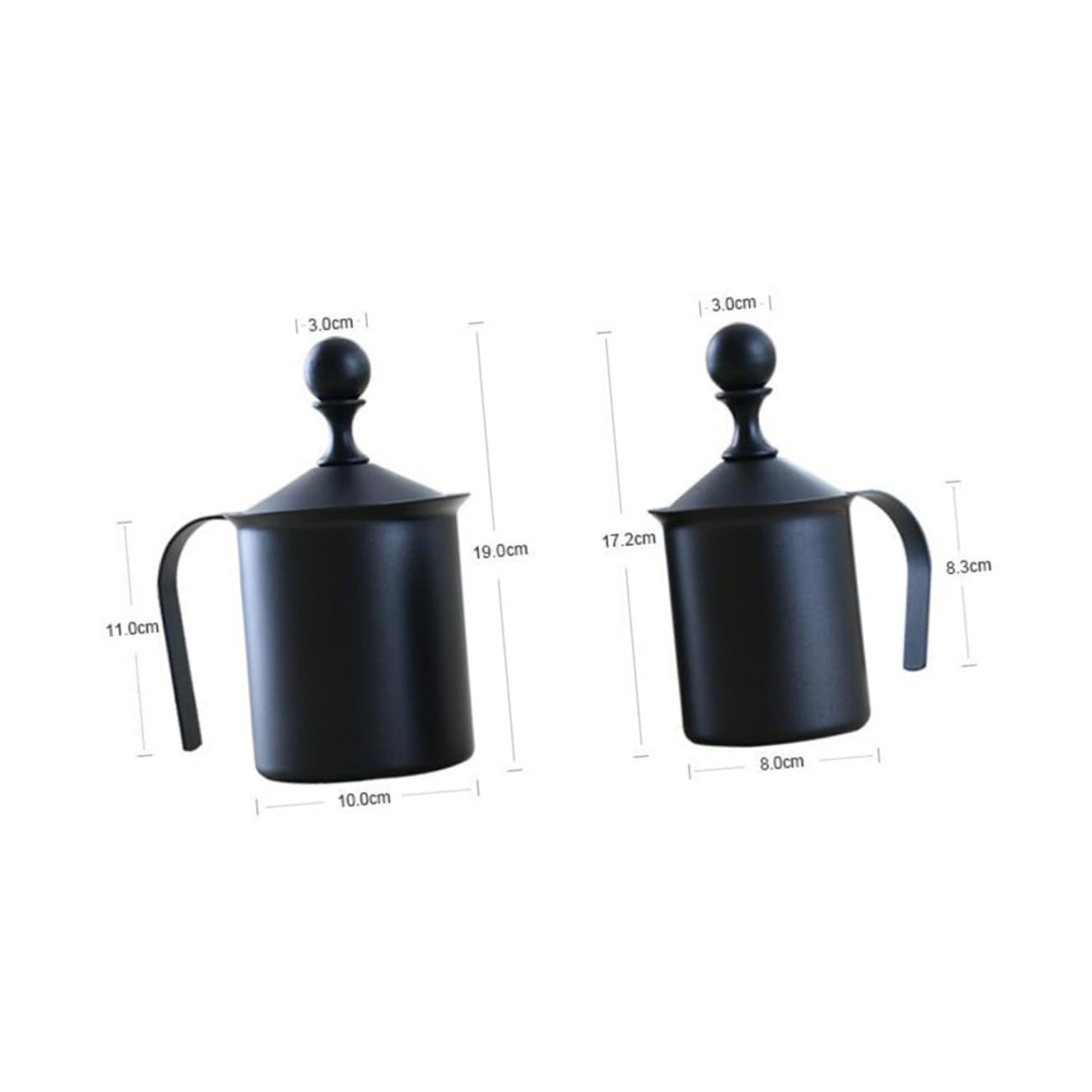 Ciieeo 400cc Espumador De Leche Burbujeador De Leche Calienta Espumador Duradero