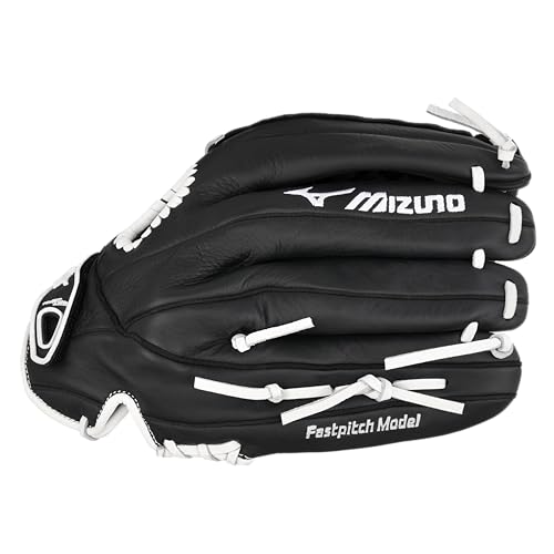 Image of Mizuno GPSL1250F3 Prospect Select Series Fastpitch Softball Glove 12.5 inch, Left Hand Throw, BLACK