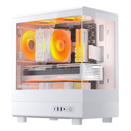 Boîtier PC de jeu panoramique darkFlash DB330M idéal pour sublimer votre bureau gaming épuré