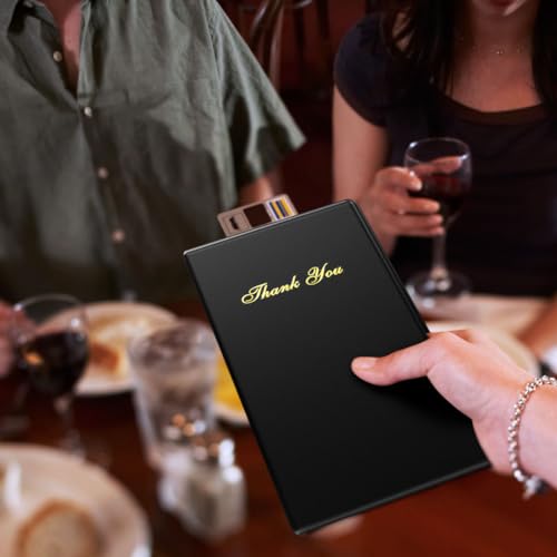 image for Budgetizer Check Presenters for Restaurants – 20 Pack Guest Check Bo