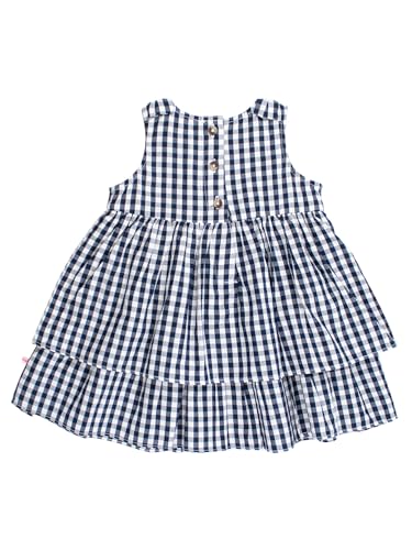 RuffleButts Baby/Toddler Girls Woven Bow Jumper Dress2