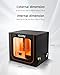 Multifunctional Large Resin 3D Printer Enclosure with Ventilation Kit LED Light, 3D Print Vented Enclosure Eliminate Odors Dustproof Isolate Noise Tent Cover Compatible with LCD Resin UV 3D Printer