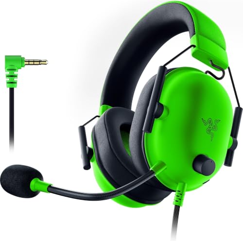 Image of Razer BlackShark V2 X Gaming Headset: 7.1 Surround Sound - 50mm Drivers - Memory Foam Cushion - for PC, PS4, PS5, Switch - 3.5mm Audio Jack - Green (Pack of 8)