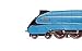 Hornby TT:120 Steam Train - TT3007M LNER Class A4 4-6-2 4468 'Mallard' - Era 3 TT Gauge Locomotives for Train Set, Engine Models for Adults - 1:120 Scale Model Gift
