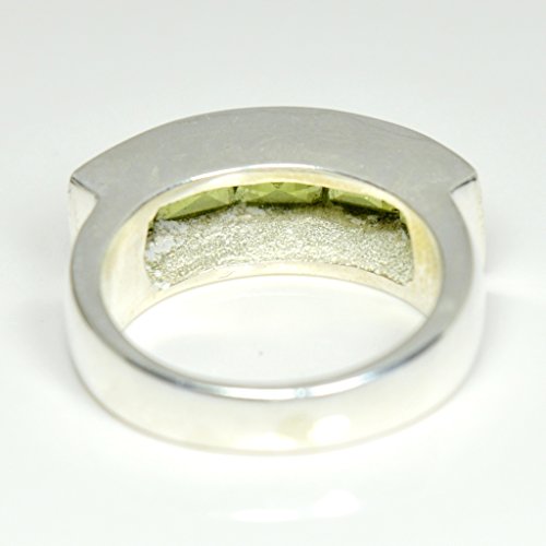 Péridot naturel bague en argent sterling 925 haut de gamme gocmsr-141 - 5