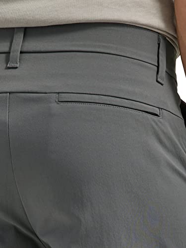 Lee Men's Extreme Motion Regular Fit Synthetic Flat Front Short Charcoal 29 - image 5