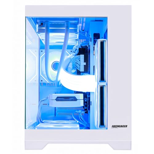 Image of Panorama Gaming PC Desktop AMD Ryzen 7 5700G 8-Core 3.8 GHz, GeForce RTX 5060 8GB DLSS 4 GDDR7, 32GB DDR4 RAM 3200MHz,1TB PCIe + 1TB SATA SSD, WiFi&Bluetooth, Windows 11-White