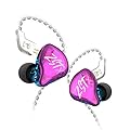 KZ ZST X - Cuffie auricolari 1BA 1DD con cavo HiFi ergonomico, per gaming, con cavo rimovibile a 2 poli per cantanti, musicisti, audiofila, DJ