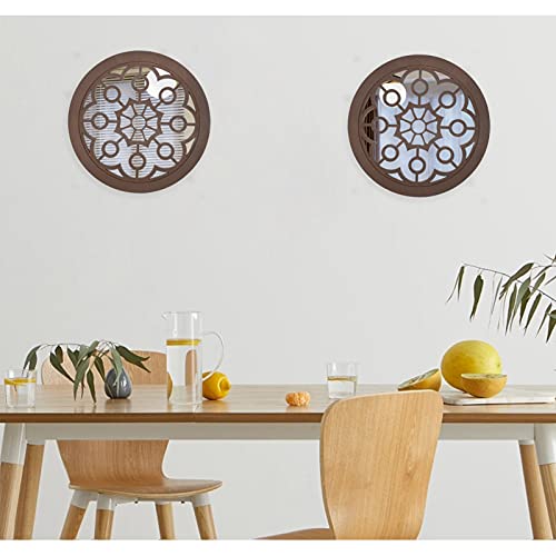 BEARAE-Rustic-Wall-Mirror-Farmhouse-Wall-Decor-Barn-Wood-Frame-Mirror-for-Home-Living-Room-Kitchen-Bathroom-Renovation-Bedroom-Entryway-and-More-118-Pack-of-2 BEARAE Rustic Wall Mirror Farmhouse Wall Decor Barn Wood Frame Mirror for Home Living Room Kitchen Bathroom Renovation Bedroom Entryway and More 118 Pack of 2