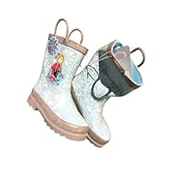 Authentic Frozen Rain Boots For Kids Features ElsaAnna Size UK 11/12 EU 30
