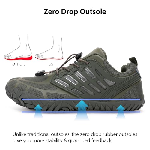 Barefoot Shoes Men Wide Toe Box Zero Drop Minimalist Shoes for Workout Cross-Trainer Walking Hiking Water Weightlifting Grounded Footwear2