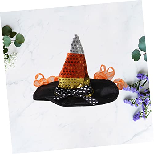 Mipcase 2 Peças Chapéu De Gato De Halloween Chapéu De Bruxa De Halloween Chapéu De Bruxas De Gato Bi