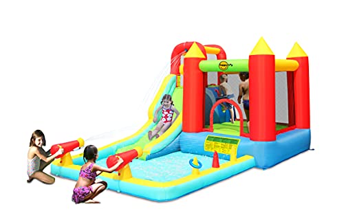 gioco gonfiabile Happy Hop Jump & Splash Double Blaster 9247